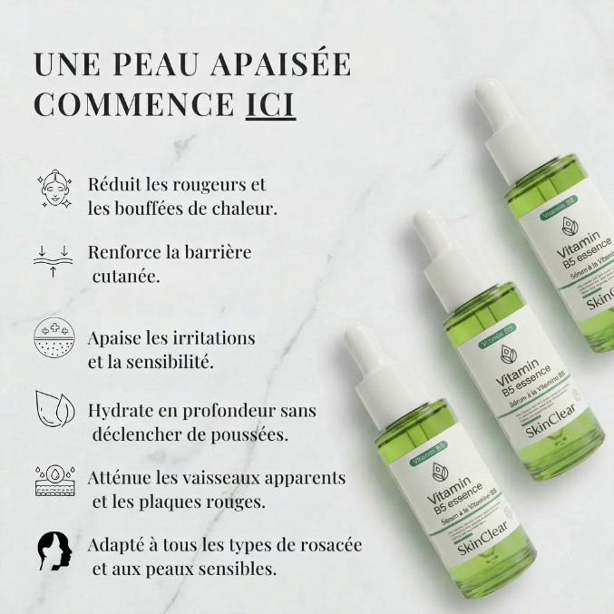 SkinClear™ Sérum Anti-Rougeurs